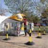 Paletti mobile per estero giallo nero