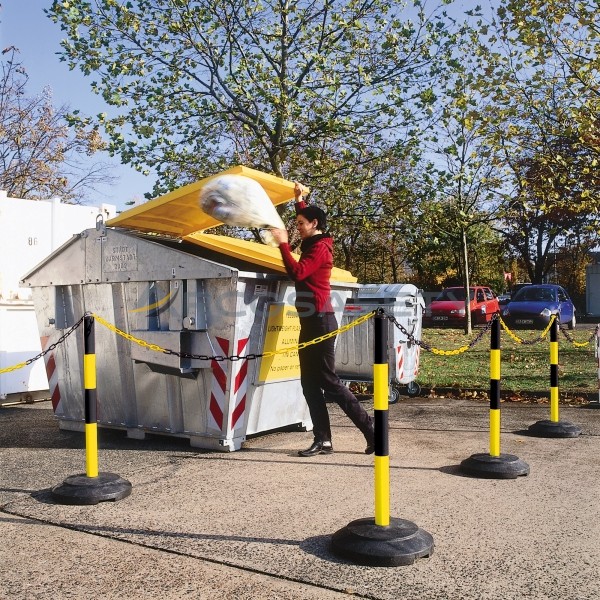 Paletti mobile per estero giallo nero