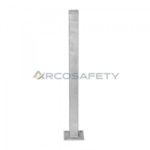Paletti stradali 70 x 70 mm da tassellare zinc ArcoSafety