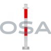 Paletti stradali 70x70mm 2 da tassellare zincrosso ArcoSafety