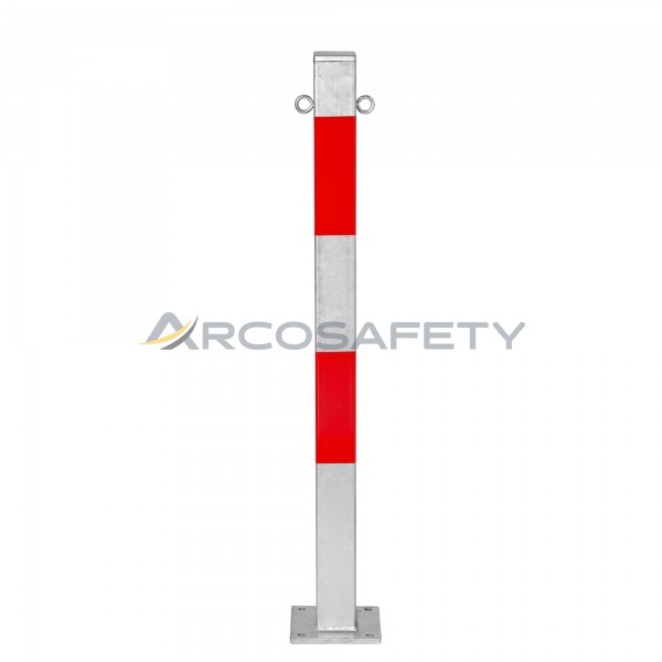 Paletti stradali 70x70mm 2 da tassellare zincrosso ArcoSafety