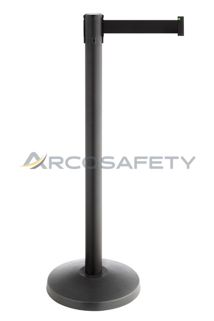 Paletto Grigna colore nero con nastro nero ArcoSafety