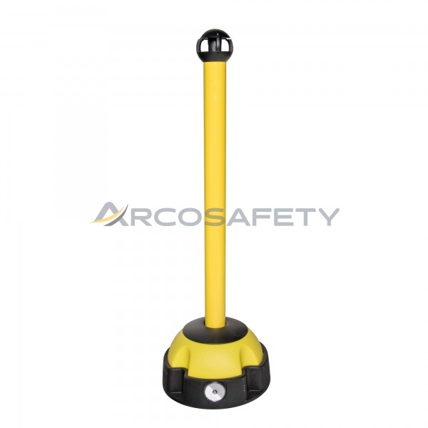 Paletto MOBILE con anello per corda giallo ArcoSafety