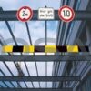 Limitatori altezza in allumio giallonero 1 Arcosafety