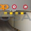 Limitatori altezza in allumio giallonero 2 Arcosafety