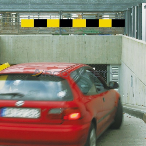 Limitatori altezza in allumio giallonero 4 Arcosafety