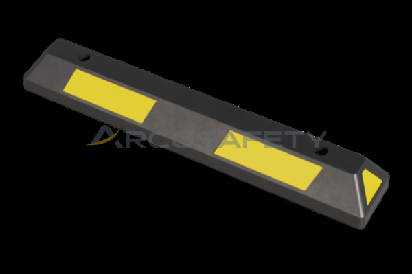 Fermaruota nera con strisce gialle riflettenti, 900 mm ArcoSafety